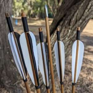 traditional bamboo arrows