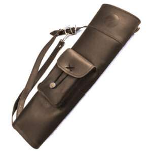 Leather back quiver