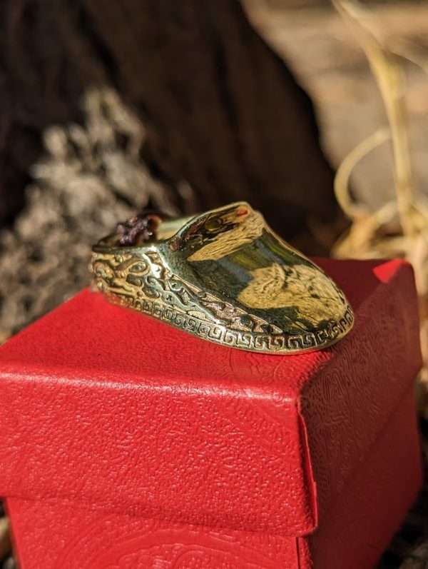 Traditional Brass Thumb Ring