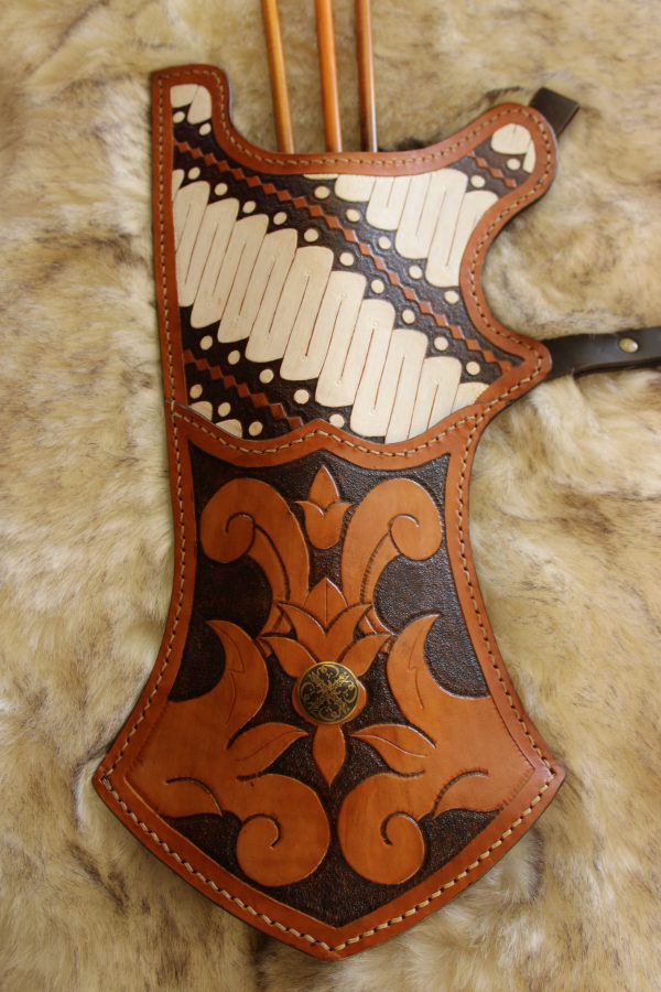 Premium Hand-Painted Leather Quiver